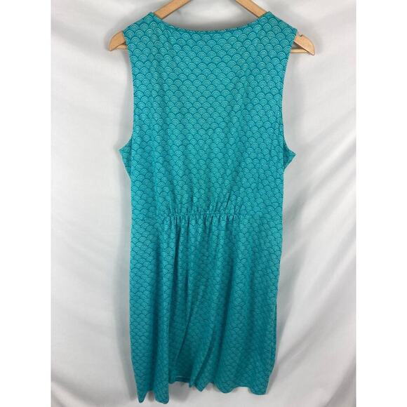 Boden Melinda Dress Aqua With Pockets Size 16R - Picture 8 of 8